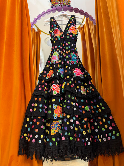 Gypsy Soul Maxi Dress in Black