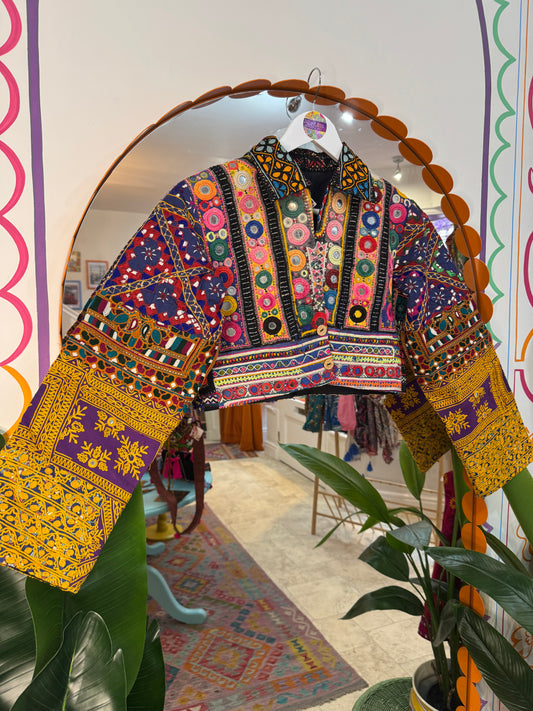 Jaipur Cropped Jacket SIZE UK 6-12