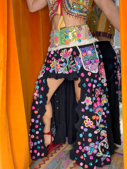 Gypsy Soul Black Ibiza Skirt
