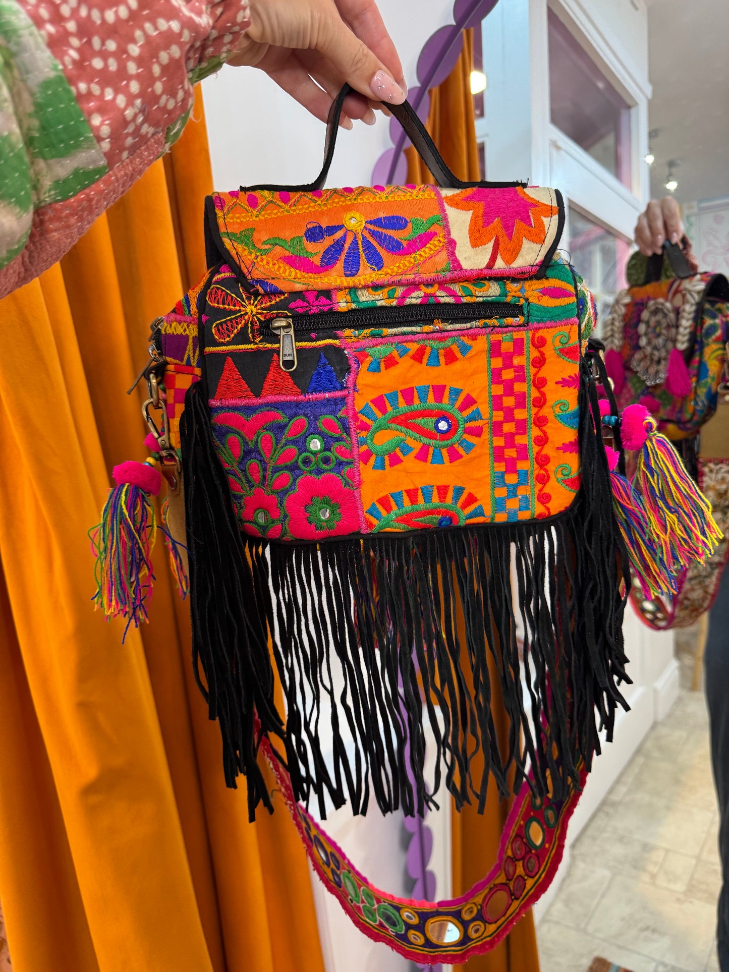 Havana Satchel Tassel Bag - 1