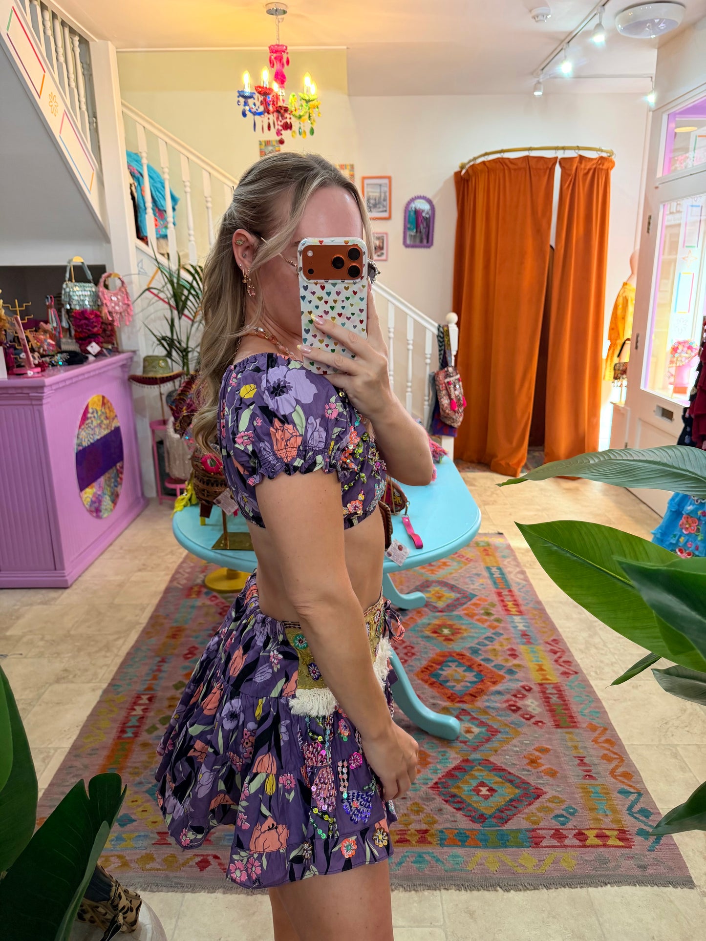 Flower Gypsy Soul Crop & Set