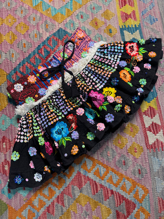 Gypsy Soul Mini Black Skirt - 6