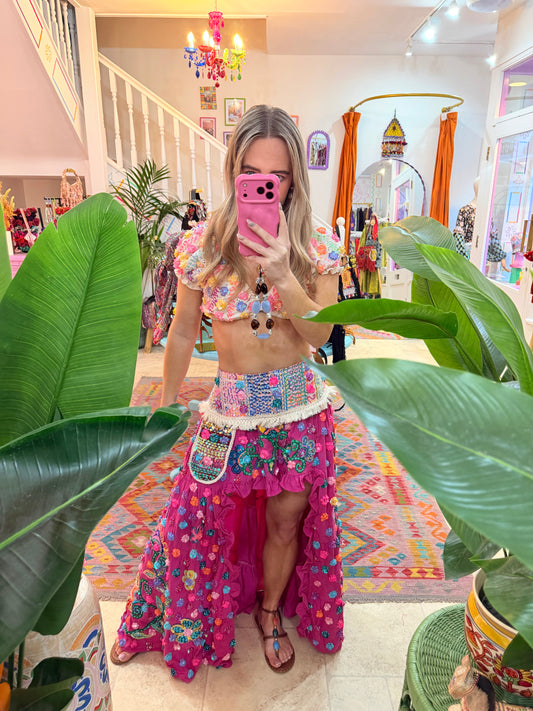 Gypsy Soul Ibiza Skirt Pink - 4