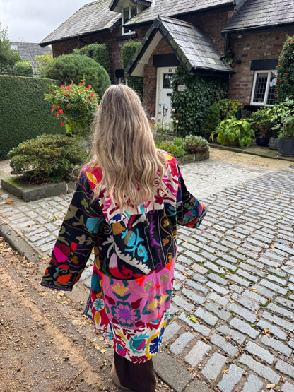 Suzani Kimono Long Jacket