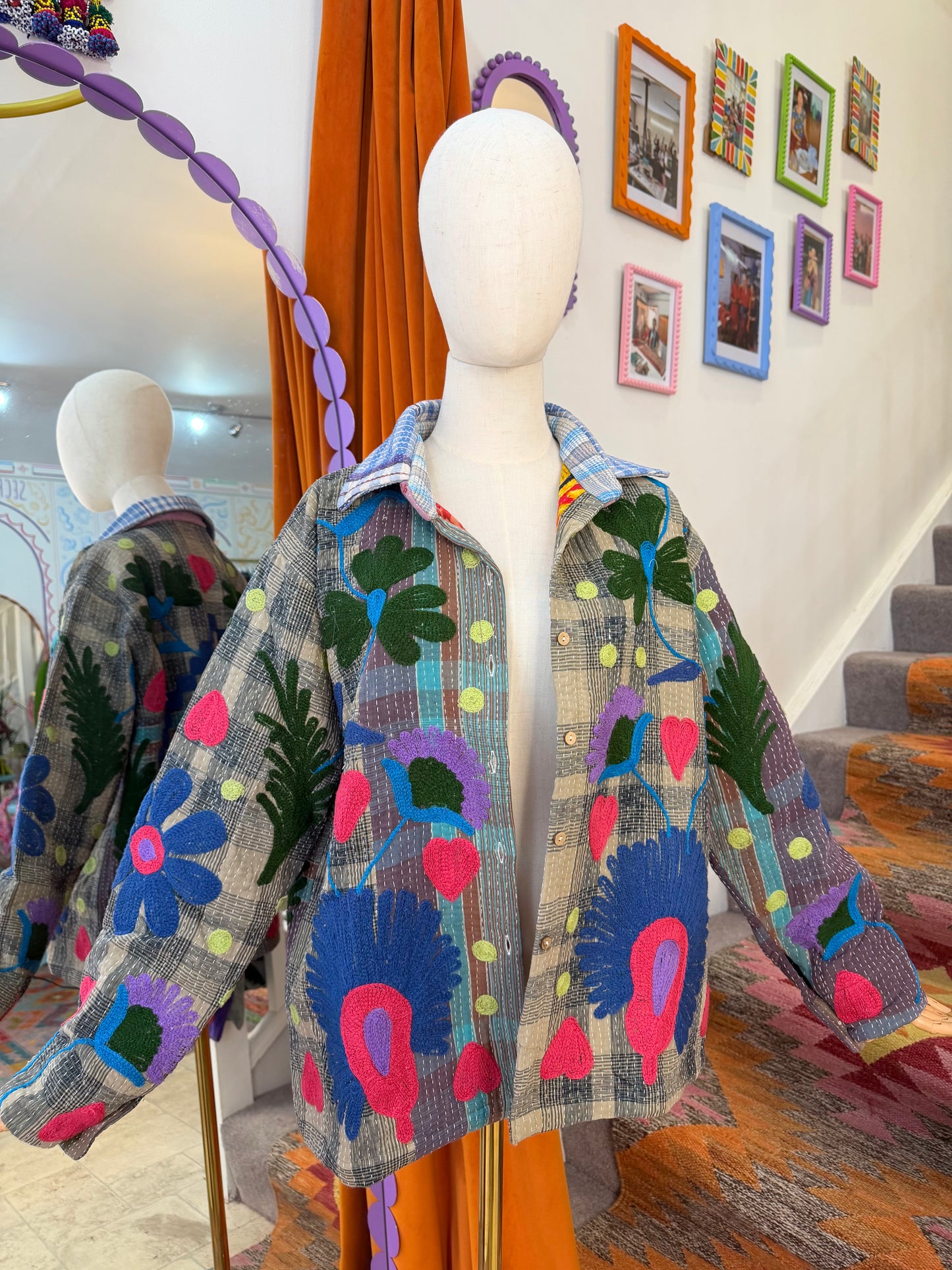 Suzani Kantha Shacket