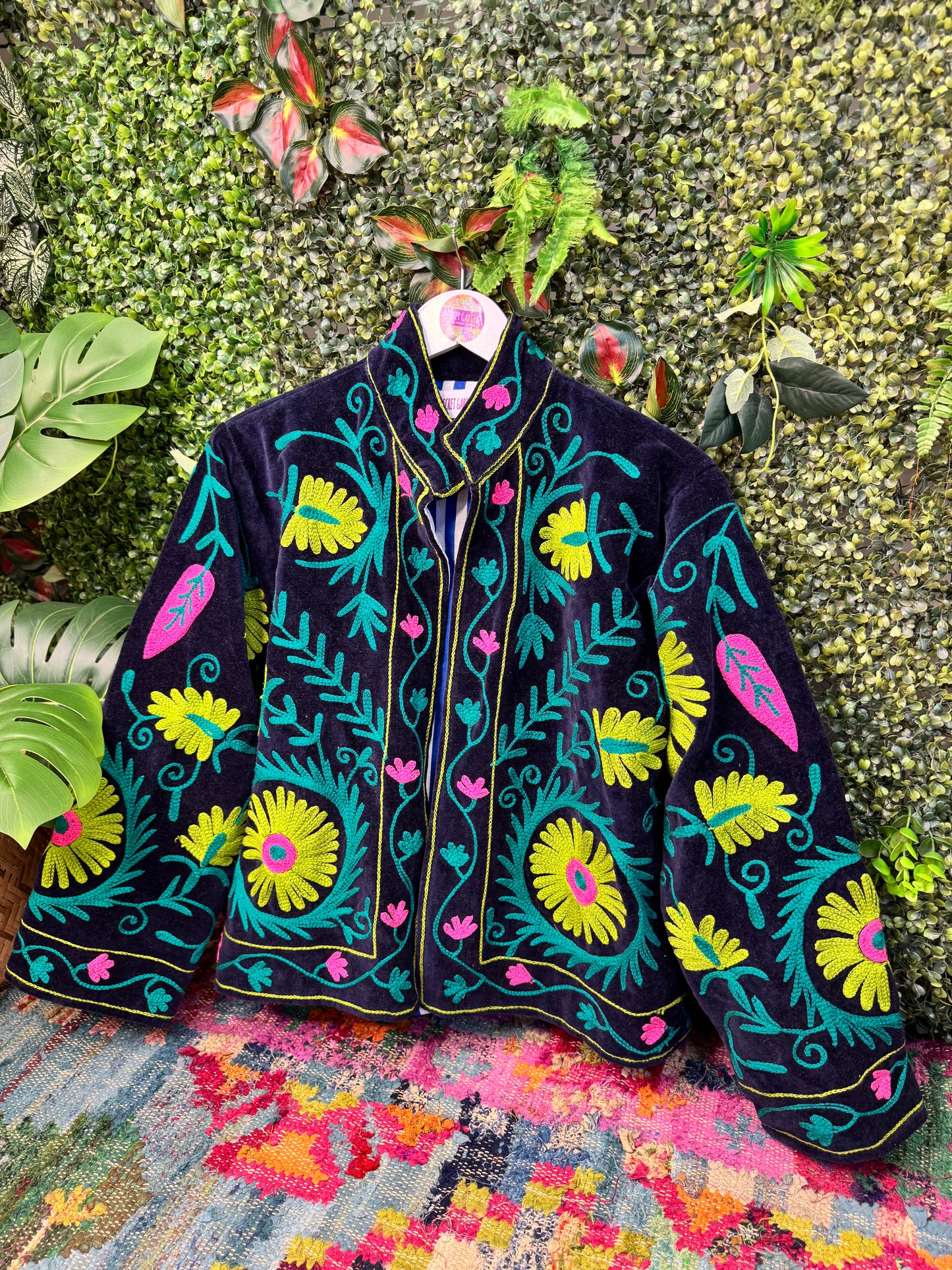 Velvet Suzani Kimono Jacket