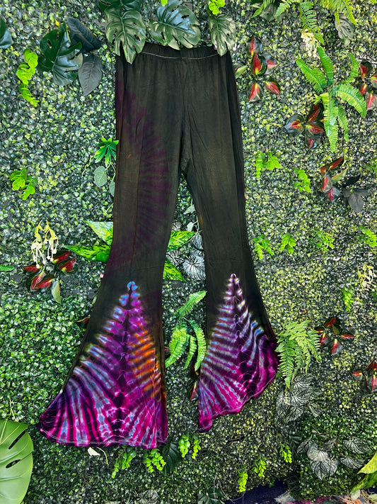 Tie Dye Flare - Green 4
