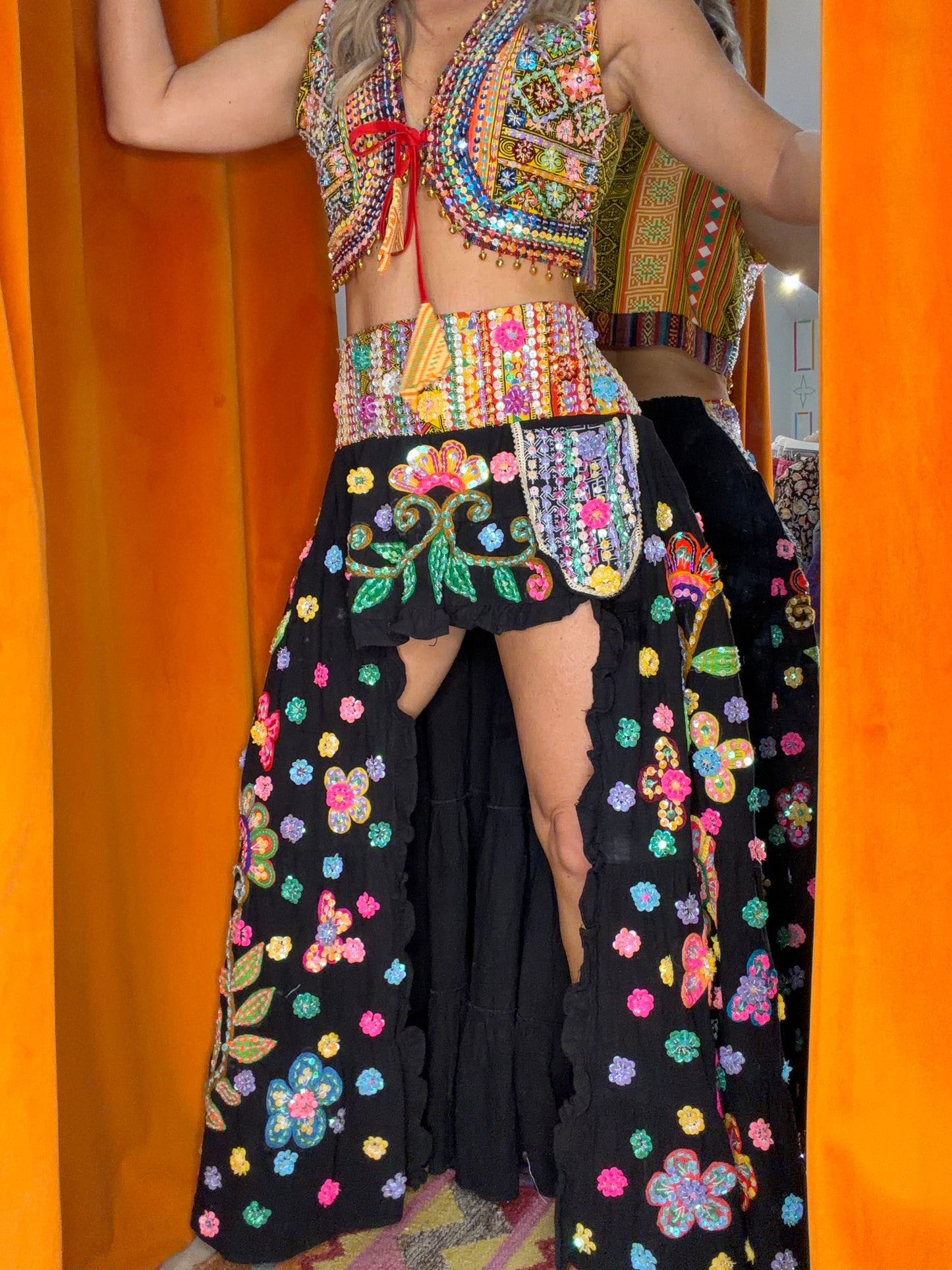 Gypsy Soul Black Ibiza Skirt