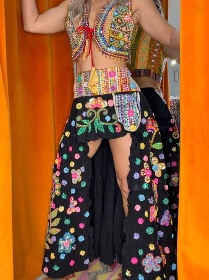 Gypsy Soul Black Ibiza Skirt