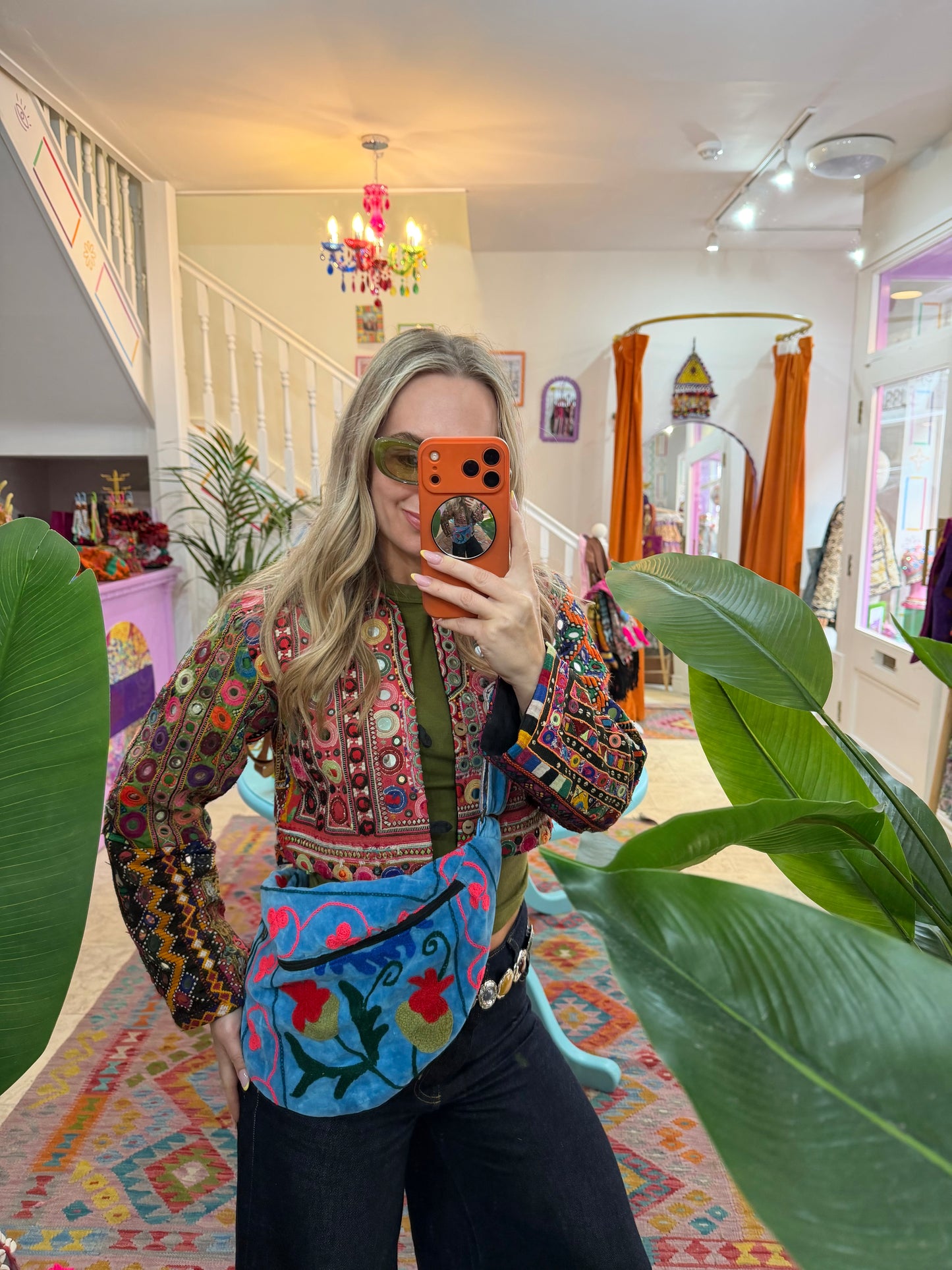 Suzani Velvet Bum Bags