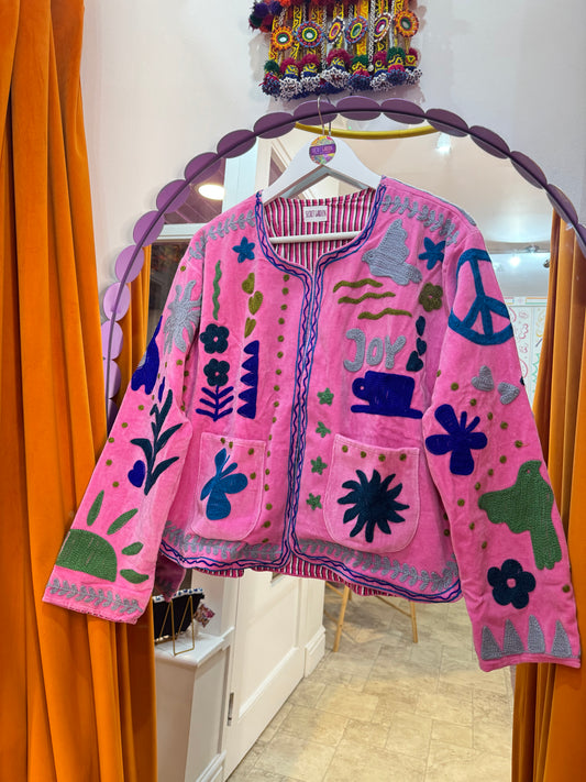 Joy Velvet Duster Jacket - 5