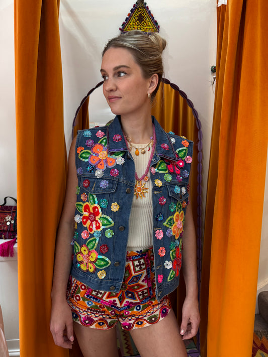 Gypsy Soul Denim Gilet - 2