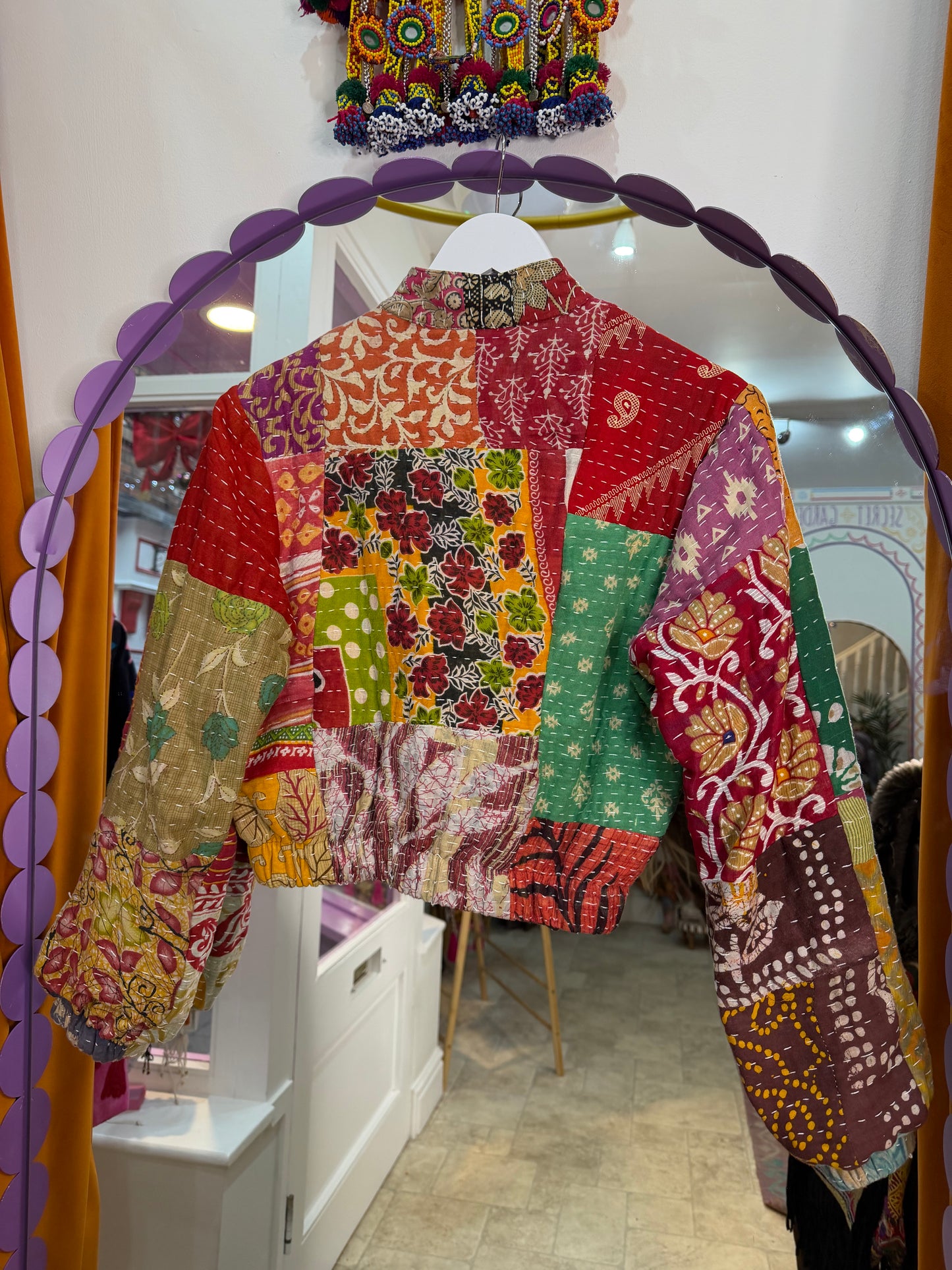 Blanket Kantha Bomber - 4 - UK 6