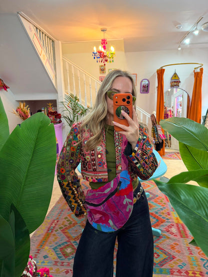 Suzani Velvet Bum Bags