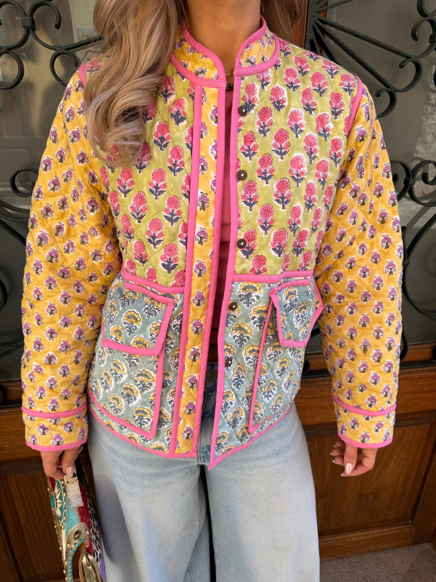 Pastel Quilted Jacket