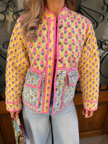 Pastel Quilted Jacket