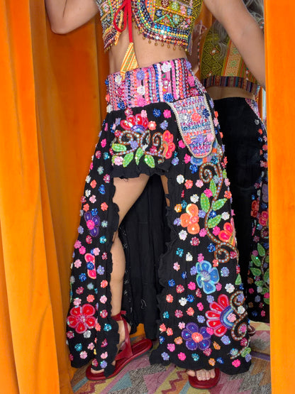 Gypsy Soul Black Ibiza Skirt