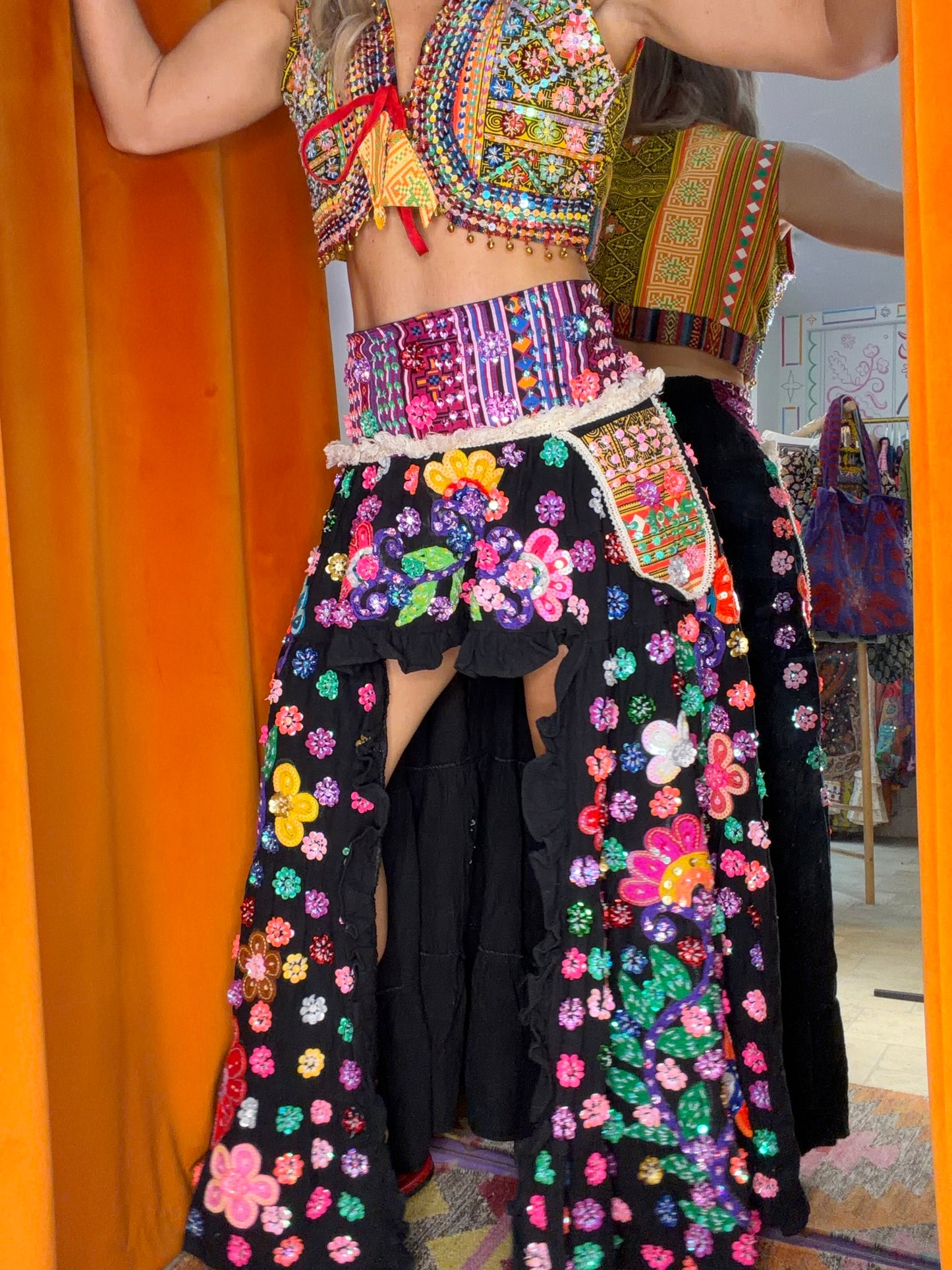 Gypsy Soul Black Ibiza Skirt