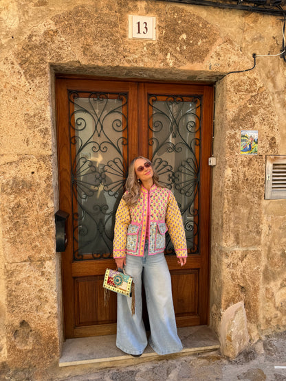 Pastel Quilted Jacket