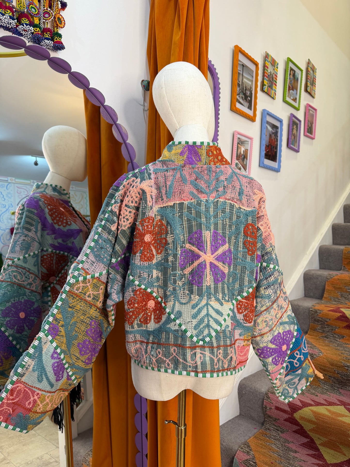 Blanket Kantha Jacket