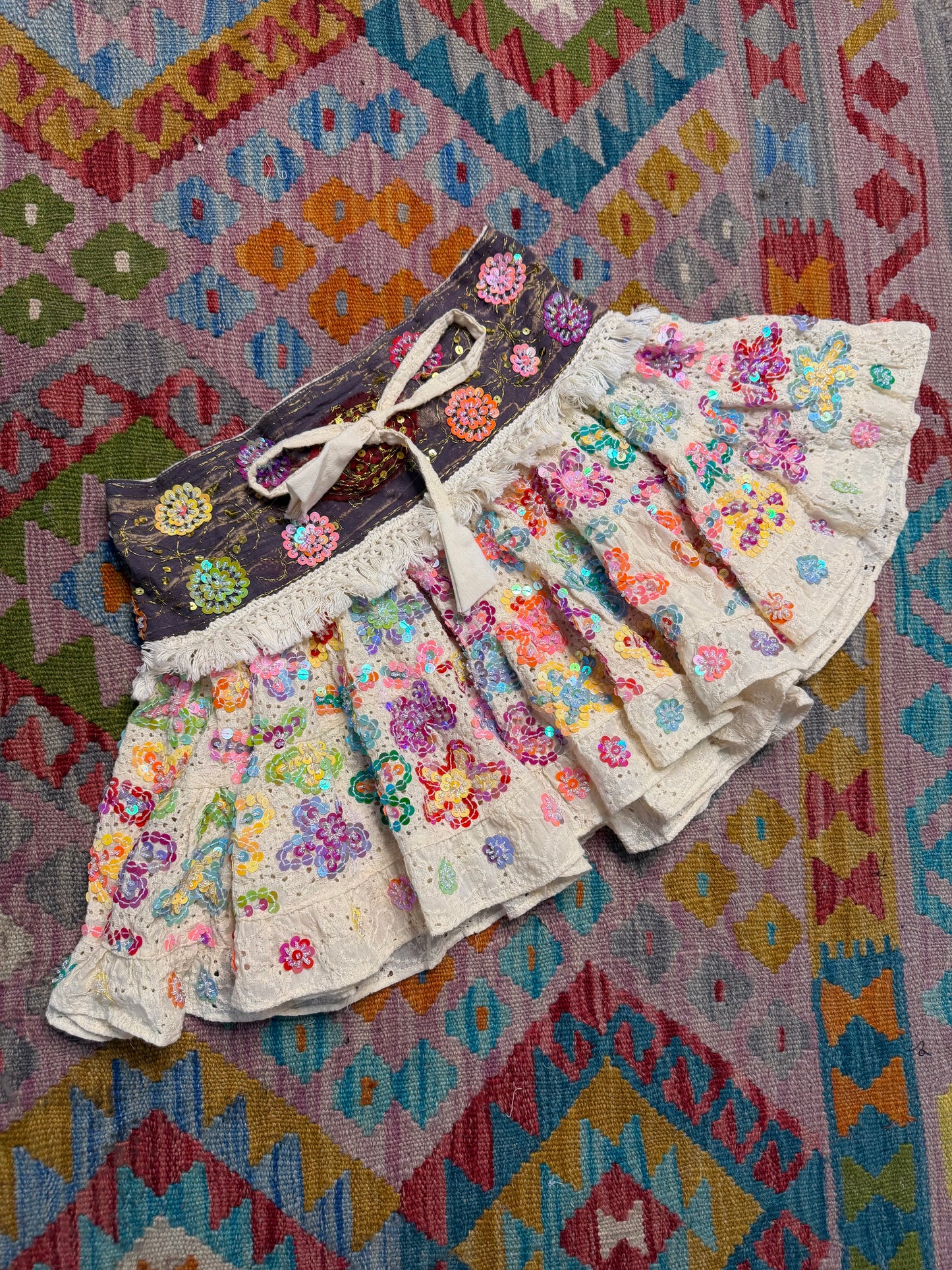 Gypsy Soul Mini Cream Skirts