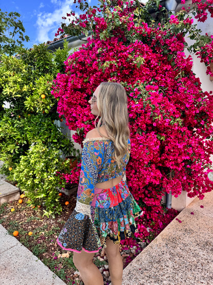 Gypsy Soul Embellished Top & Skirt Co Ord