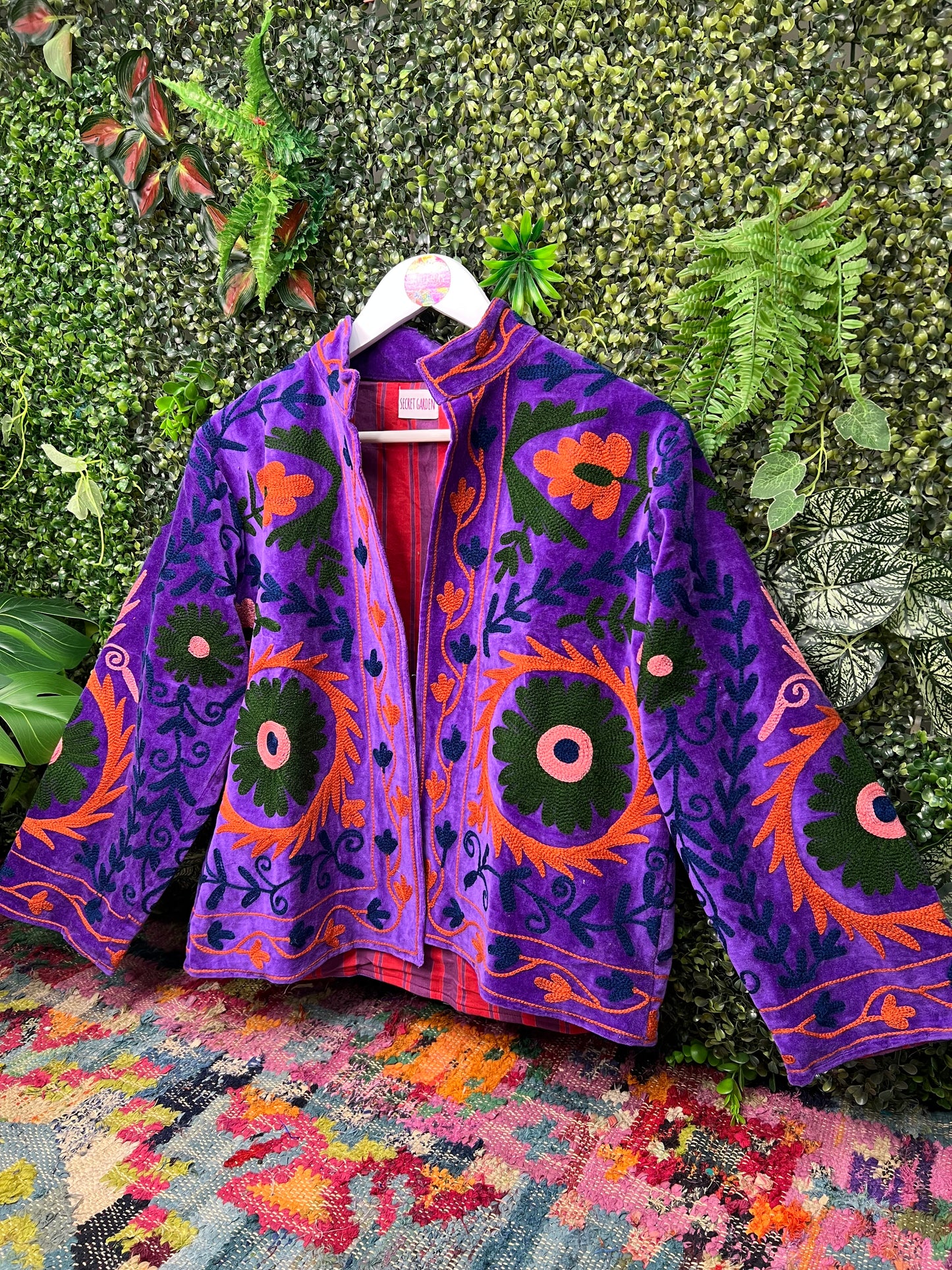 Velvet Suzani Duster Jacket