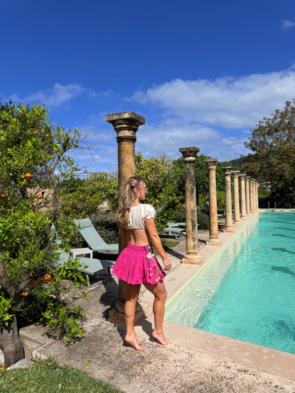 Gypsy Soul Mini Pink Skirts