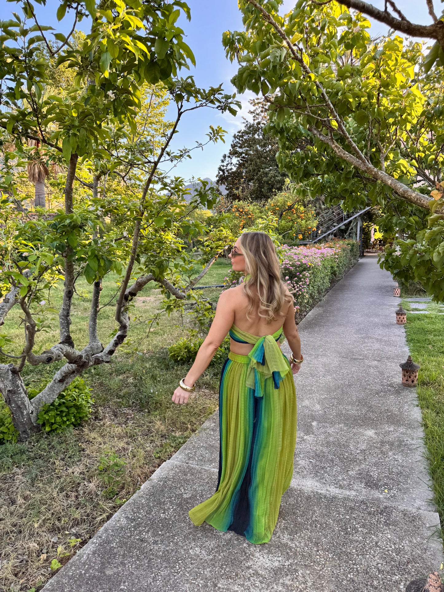 Aurora Top & Maxi Skirt Set