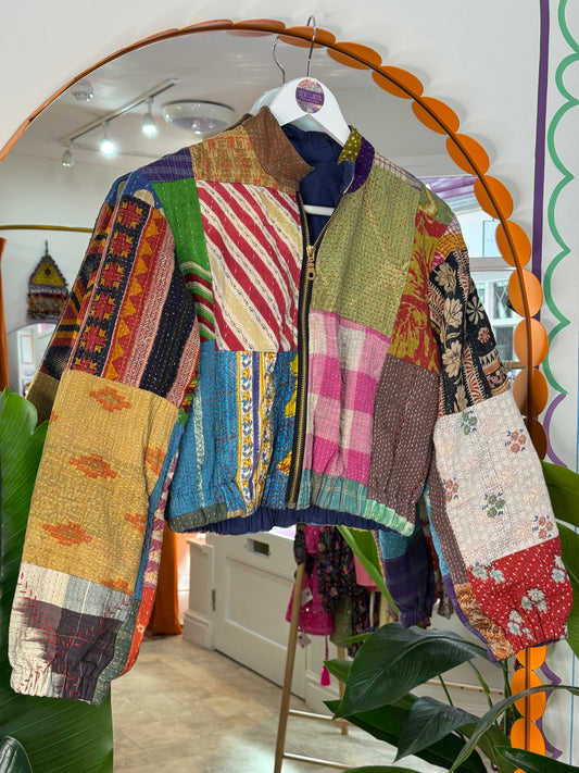 Blanket Kantha Bomber - 1