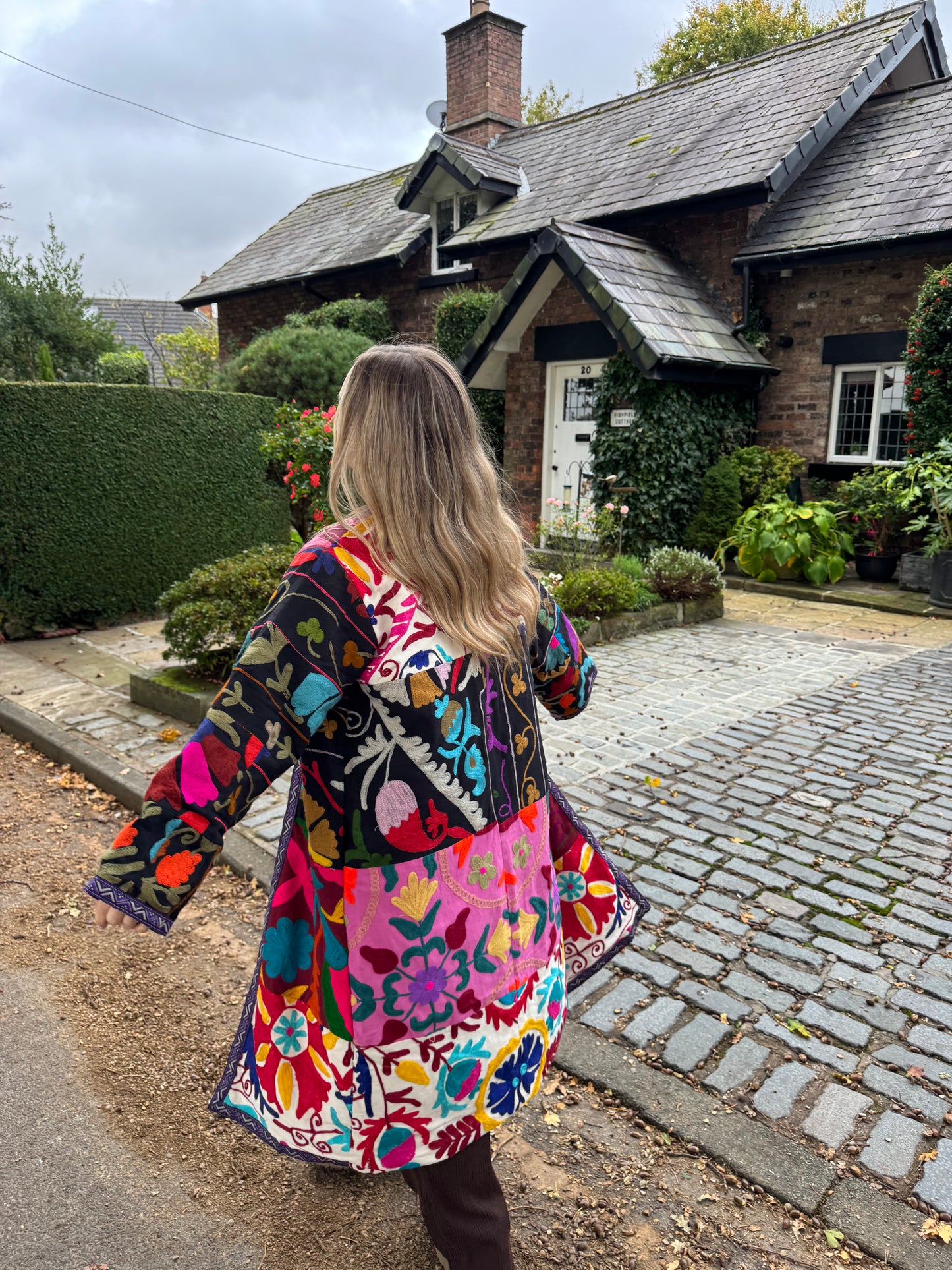 Suzani Kimono Long Jacket