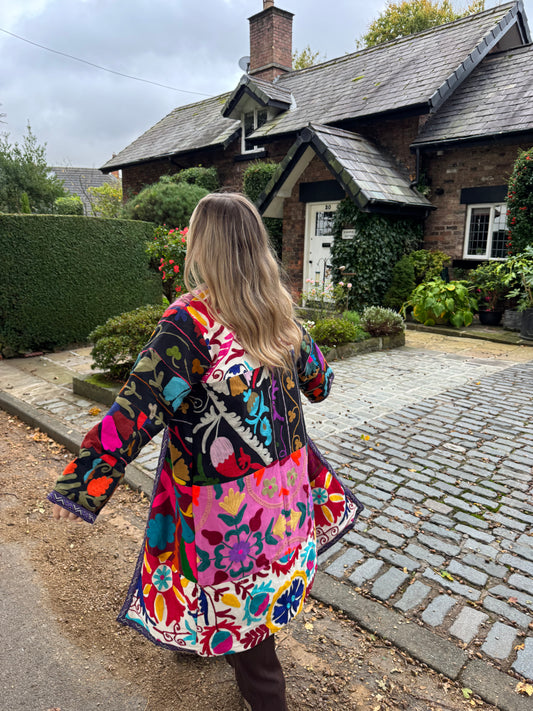 Suzani Kimono Long Jacket