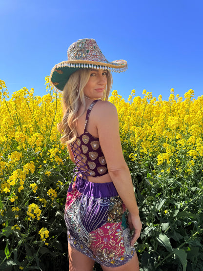 Vintage Sari Co ord