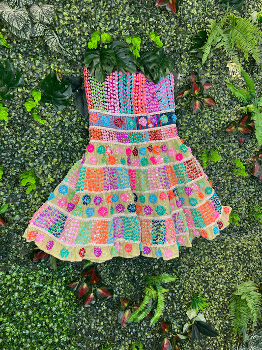 Gypsy Soul Dress in Green - 5