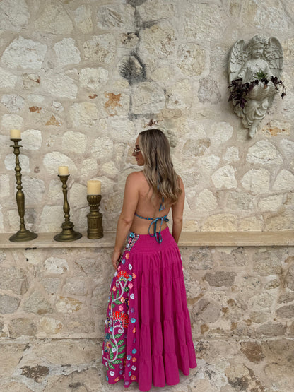 Gypsy Soul Ibiza Skirt in Pink