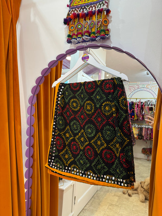 Phulkari Wool Scarf - 1