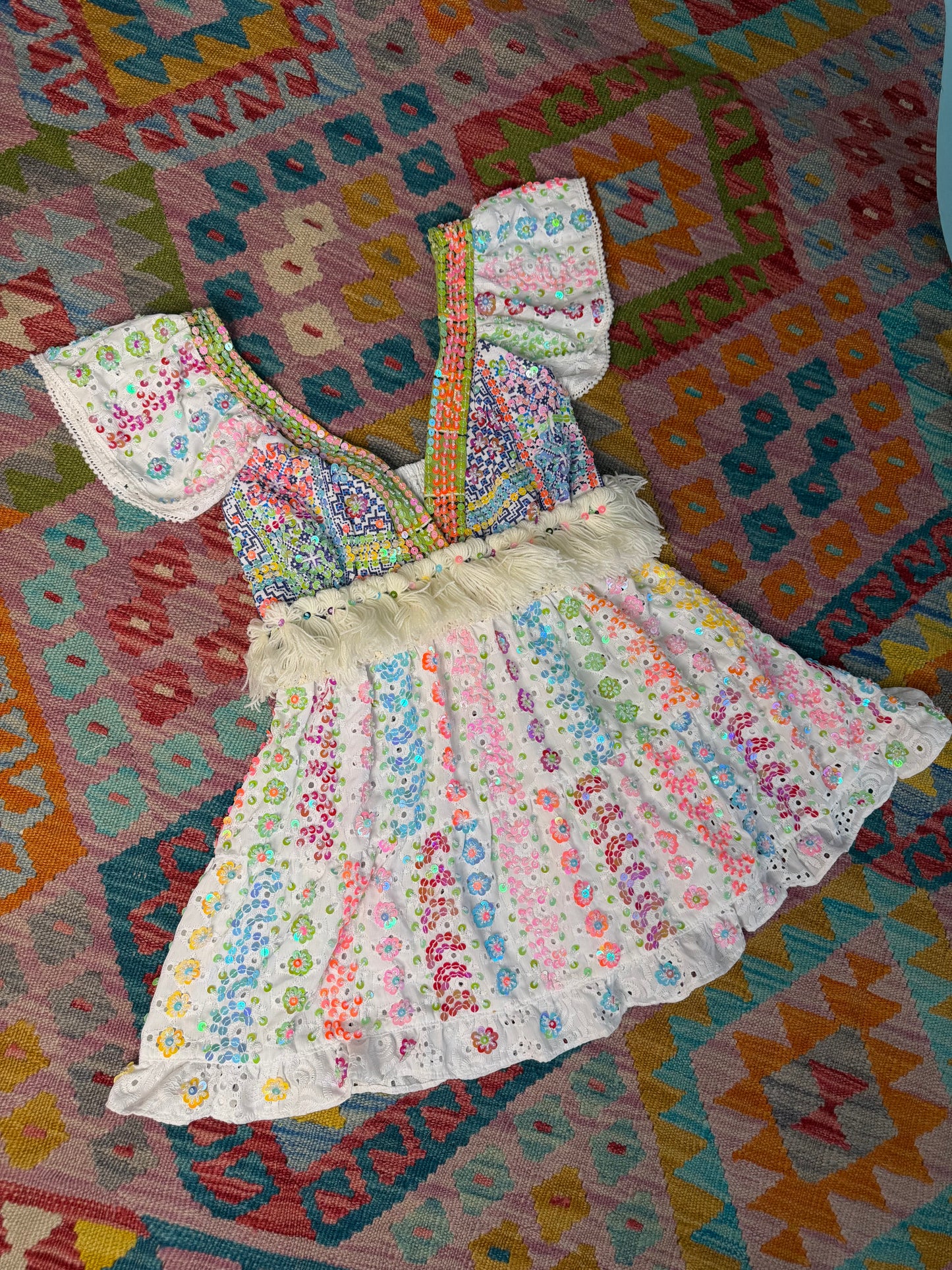 Gypsy Soul Tassel Broderie Anglaise Top 2