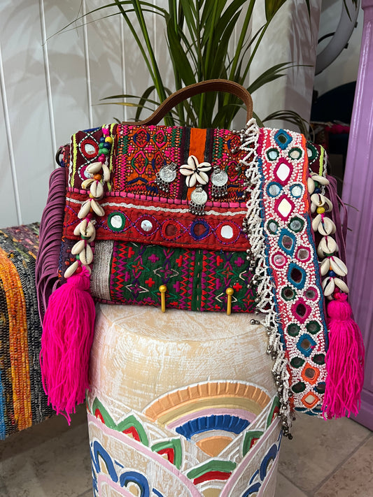 Havana Bag Pink Tassel - 1