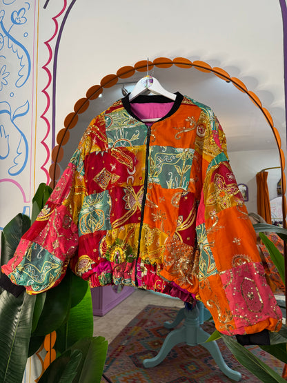 Vintage Oversized Bomber