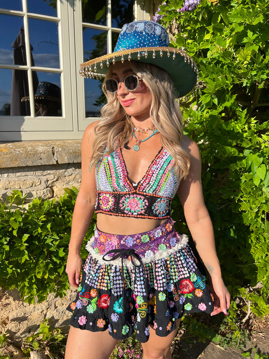 Gypsy Soul Mini Black Skirt - 1