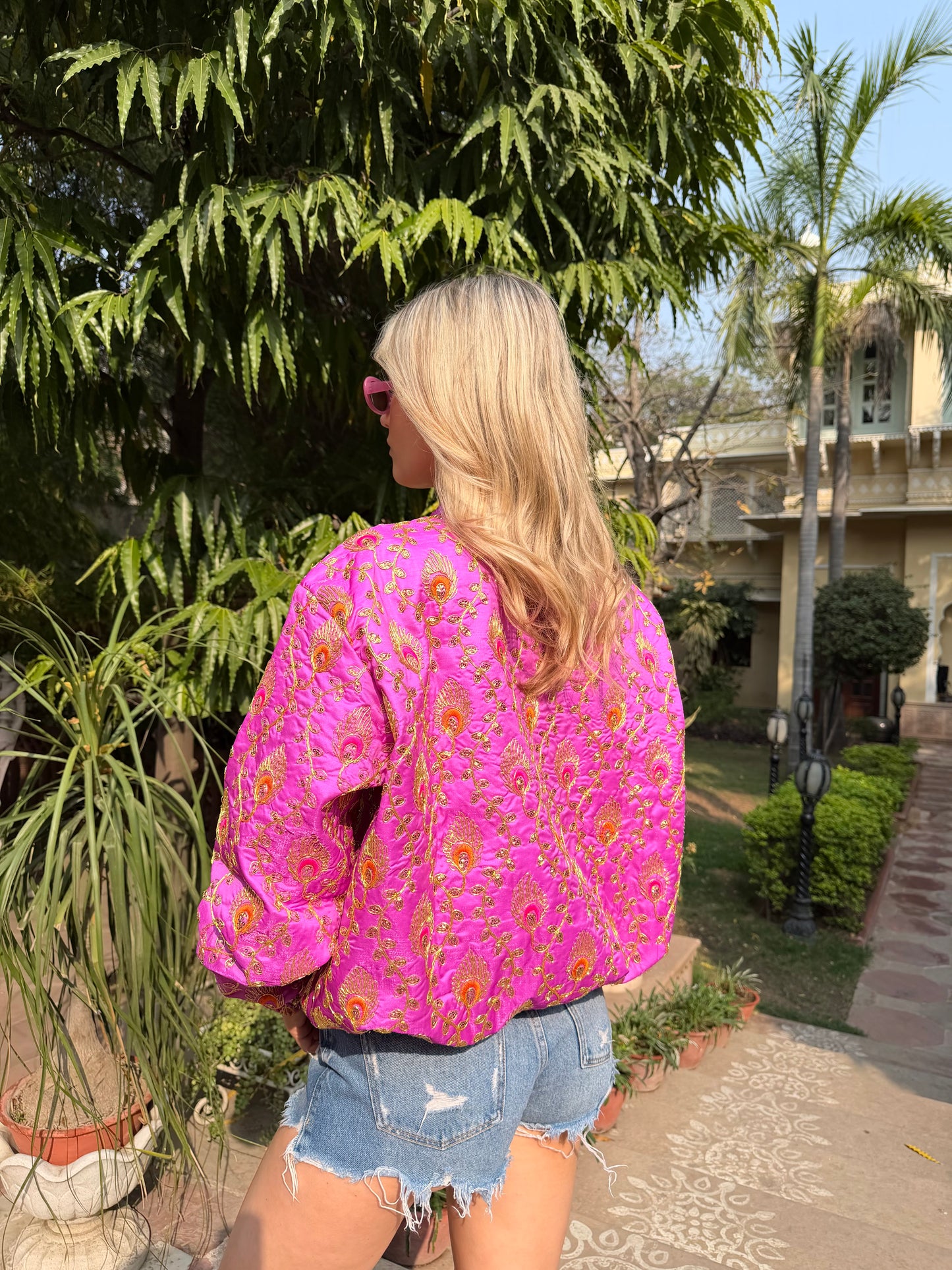Peacock Oversized Bomber