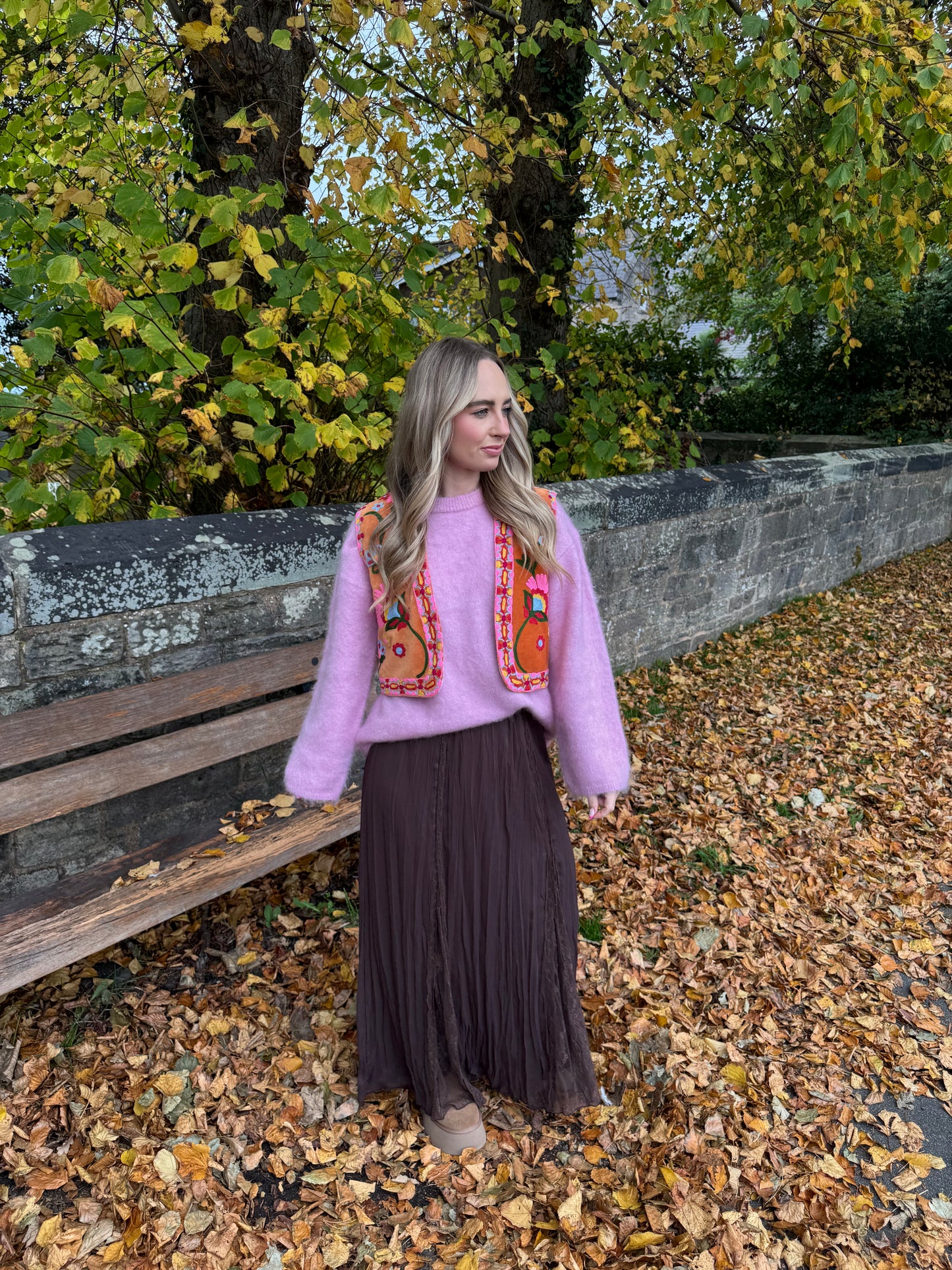 Velvet Flower Waistcoat