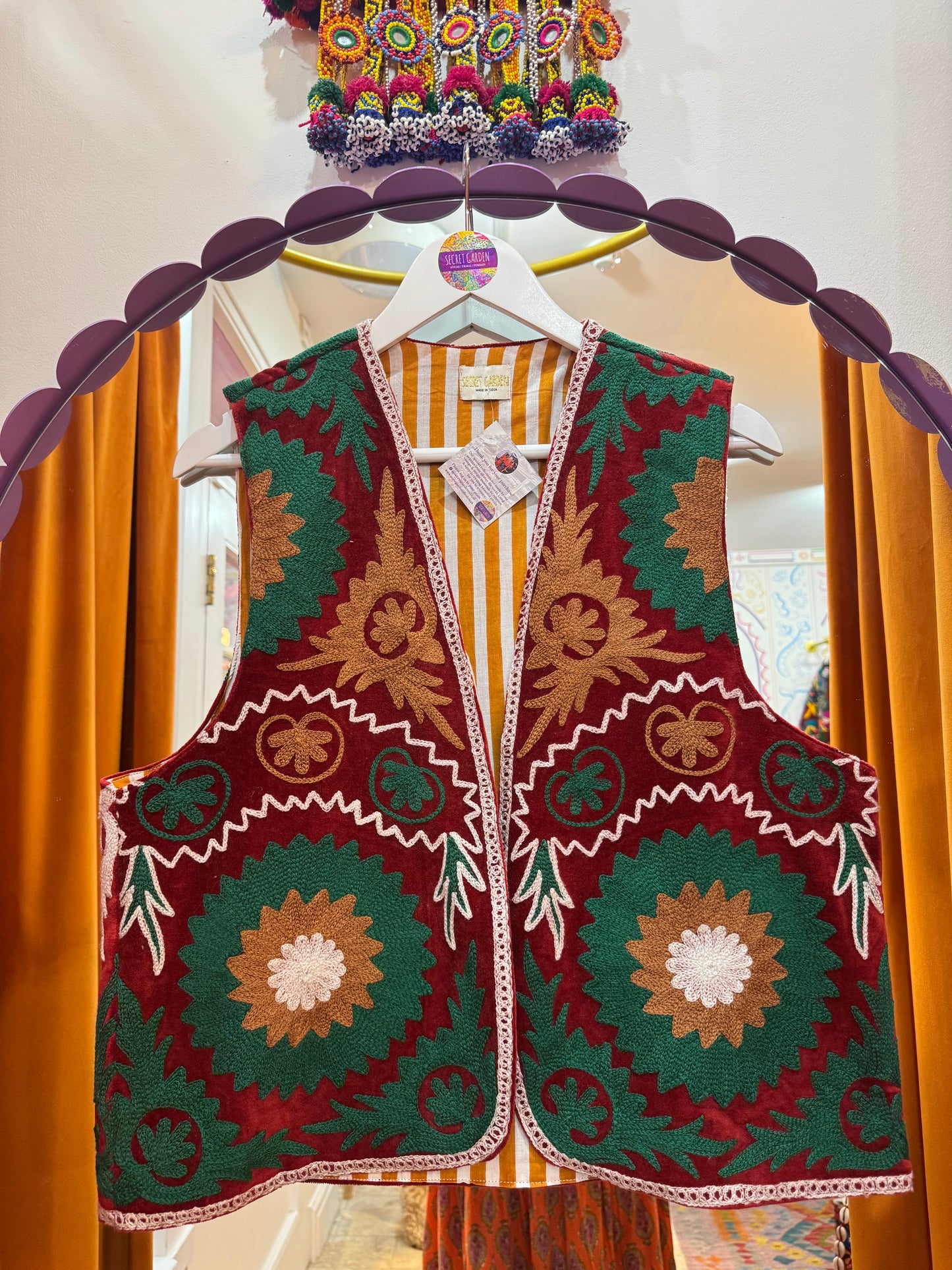 Velvet Flower Waistcoat