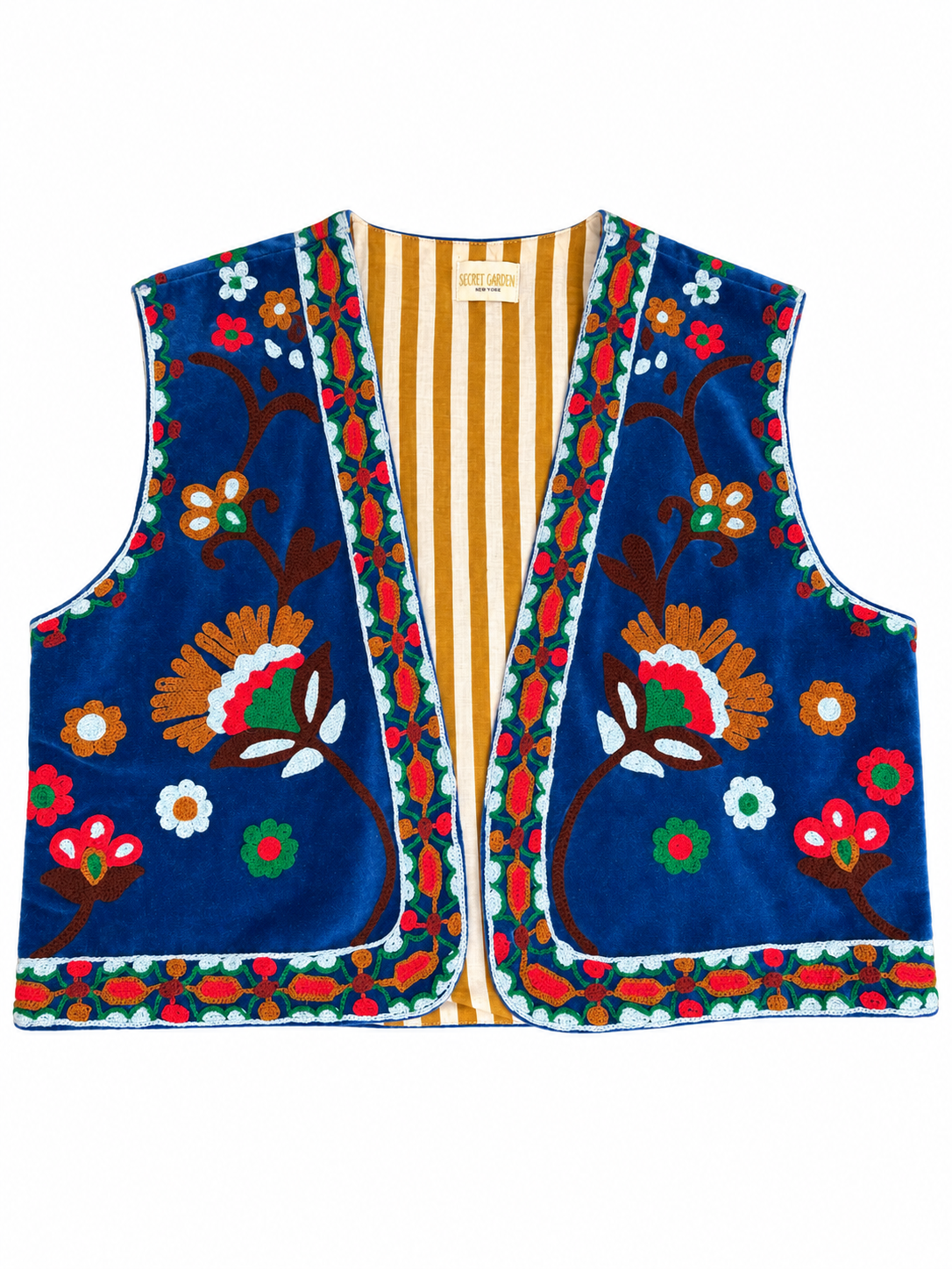 Velvet Flower Waistcoat
