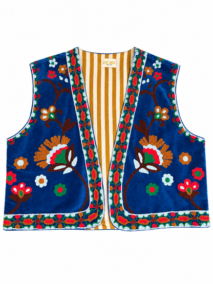 Velvet Flower Waistcoat