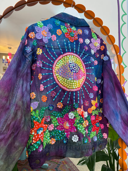 Gypsy Soul Denim Tie Dye Jacket - 7