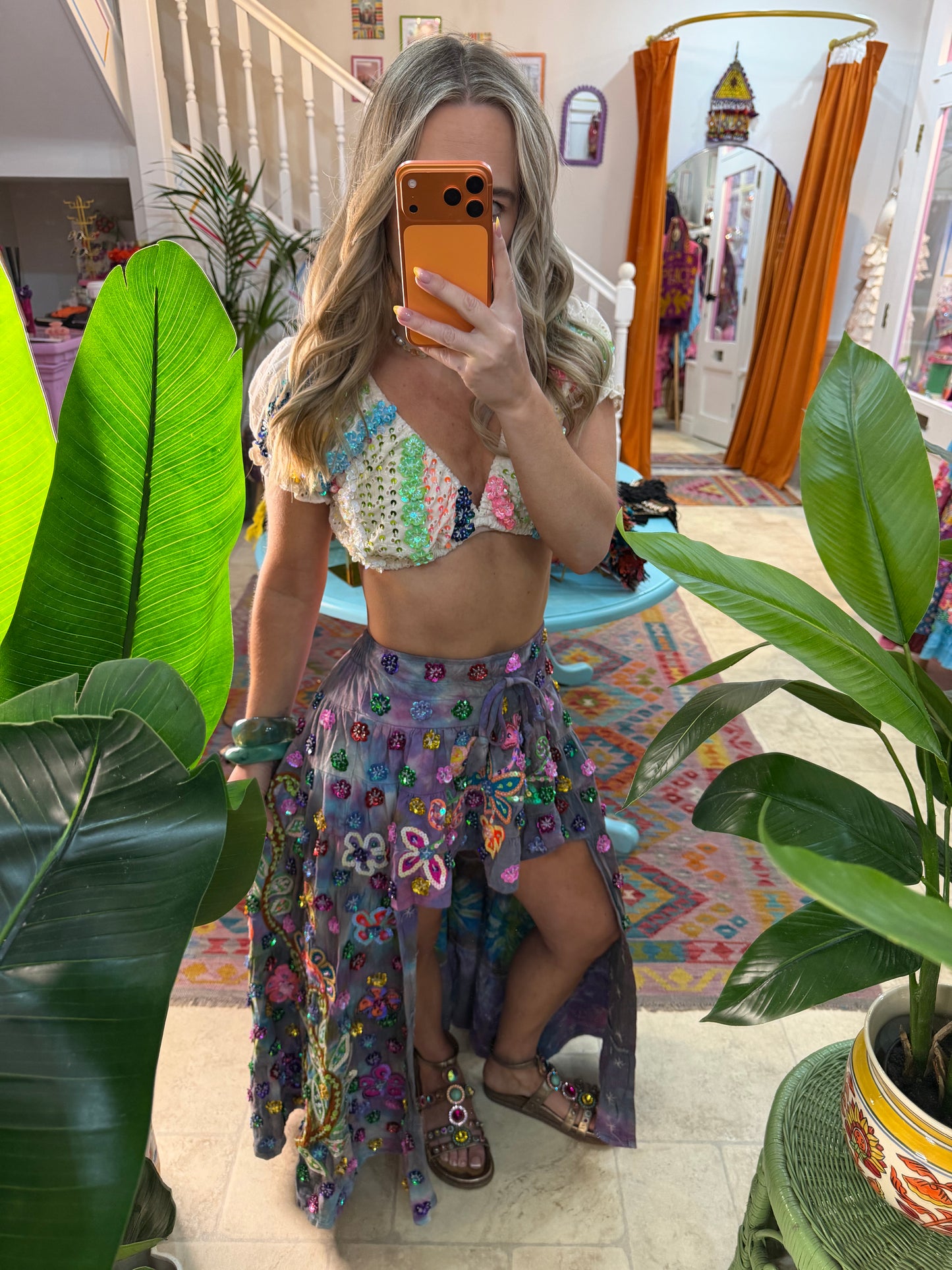 Gypsy Soul Ibiza Tie Dye Skirt