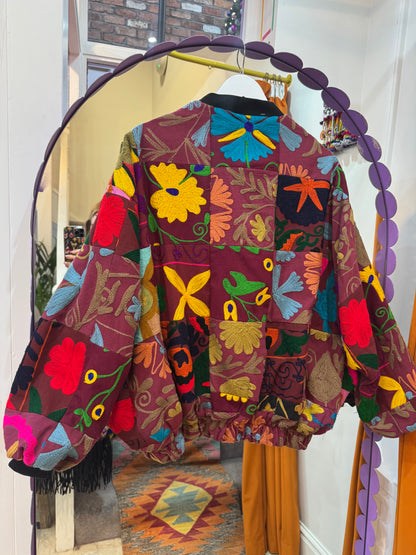 Suzani Oversized Bomber