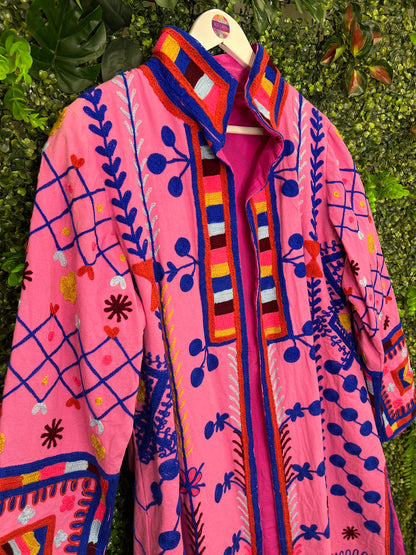Pink Duster Jacket