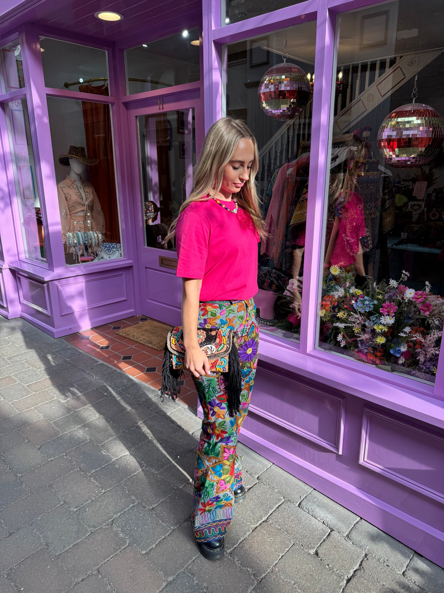 Suzani Flower Flares